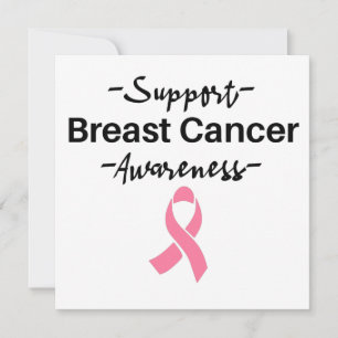 Invitation Soutien à la sensibilisation au cancer du sein Rub