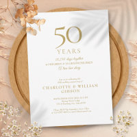 Souvenirs d'anniversaire de mariage de 50 ans en o