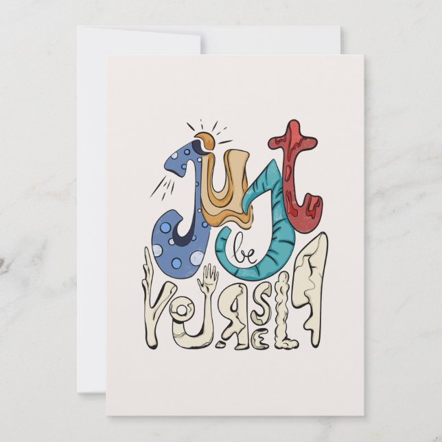 Invitation Soyez Audacieux, Sois Toi : Soyez Simplement Vous- (Devant)