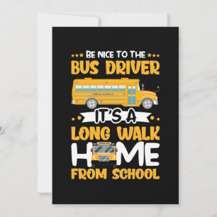 Invitation Soyez Gentil Avec Le Conducteur De Bus