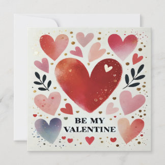 Invitation Soyez mon design d'impression Valentine