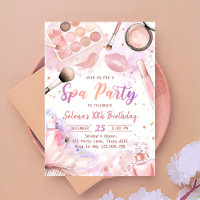 Spa Maquillage fête d'anniversaire Pink Glitz & Gl