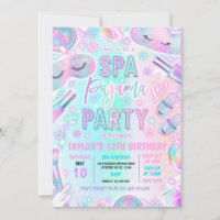Spa Pajama Party Pastel Spa & couchette Anniversai