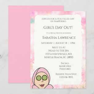 Invitation Spa pour une journée entre filles