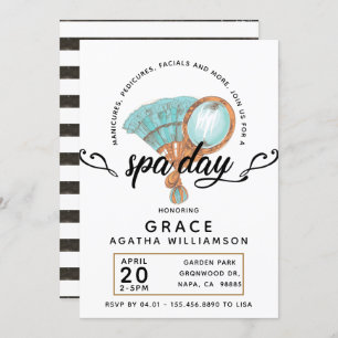 Invitation Spa vintage