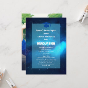 Invitation Space Classic Simple Graduation