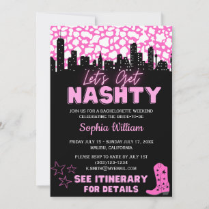 Invitation Space Cowgirl Desert Allons chercher Nashty Bach