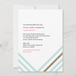 Invitation Sparkle & Shine - Bachelorette Party