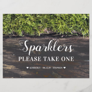 Invitation Sparklers Signaler Russe Mariage Table Card