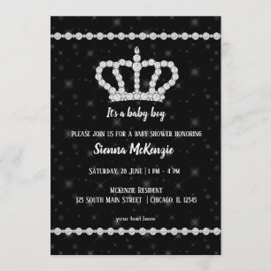 Invitation Sparkling Diamond Crown - choisissez votre arrière