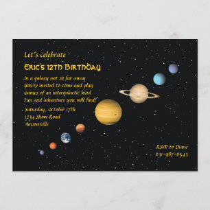 Invitation spatiale