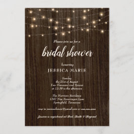 Invitation Spectacle nuptial rustique Farmhouse