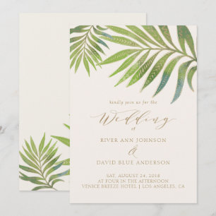 Invitation Splendide Mariage été