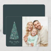 Splendide sapin d'épinette photo verte de Noël/Fêt