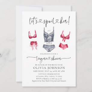 Invitation Spoil Son Soutien-gorge Lingerie Fête des mariées