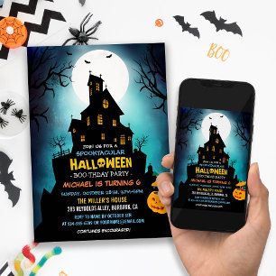 Invitation SPOOKTACULAR Costume Enfants Halloween fête d'anni