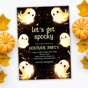 Invitation Spooktacular Ghosts Kids Halloween Costume Party