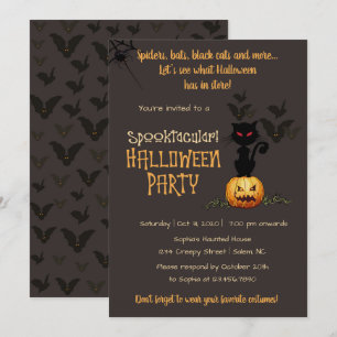 Invitation Spooktacular Halloween