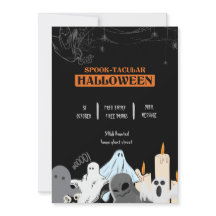 Spooktacular mignon fantôme Halloween parti