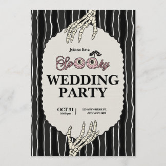 Invitation Spooky Till Death Do Us Part Wedding