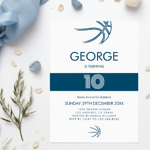 Invitation Sport moderne Basketball Boy Anniversaire