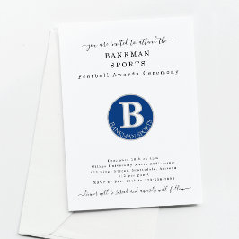 Invitation Sports Award Banquet Football softball Baseball