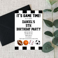 Sports Referee It's Game Time ! Fête d'anniversair