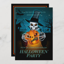 Squelette de chapeau éffrayant