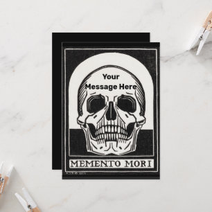 Invitation Squelette personnalisé Anniversaire fête d'Hallowe