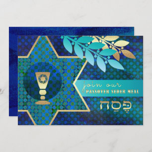 Invitation Star of David, Seder de la Coupe Kiddush