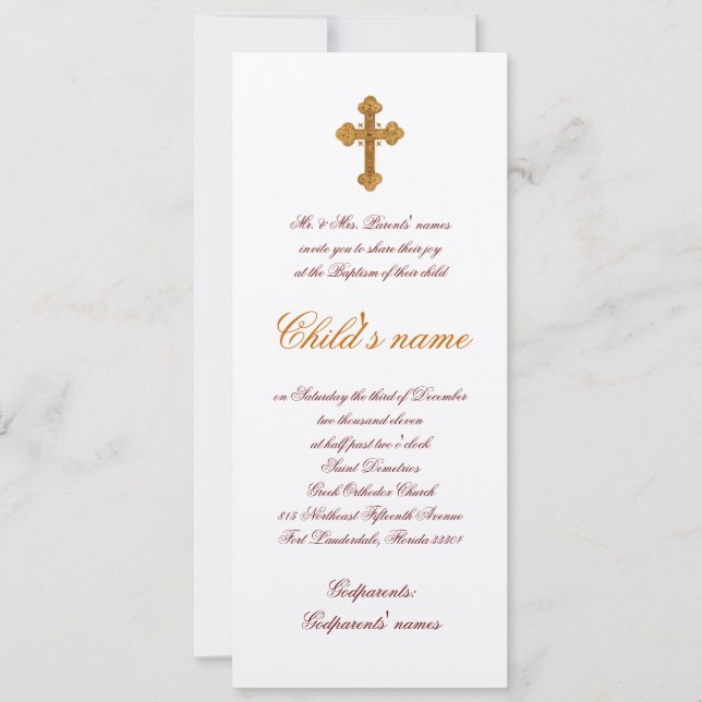 Invitation Stavro (Devant)