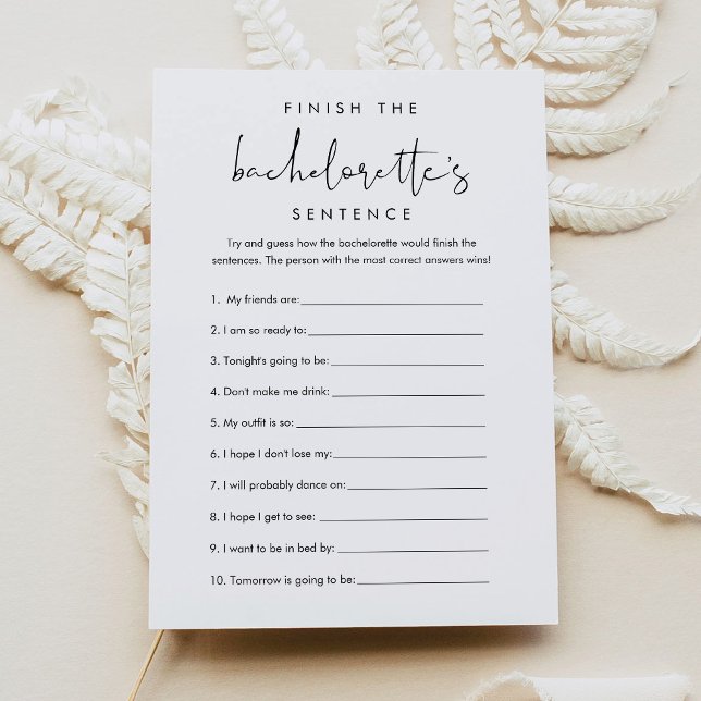 Invitation STELLA termine le jeu de mots de la Bachelorette (Créateur téléchargé)