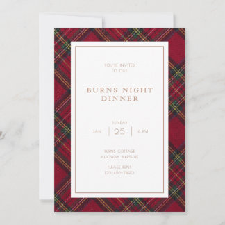 Invitation Stewart Tartan