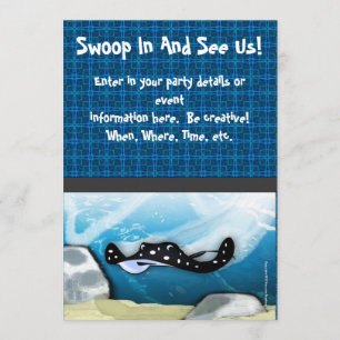 Invitation Stingray (Manta Ray)