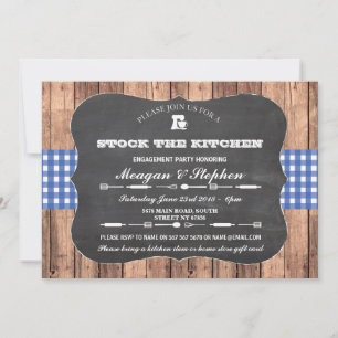 Invitation Stock La Kitchen Engagement Party Couples Douche