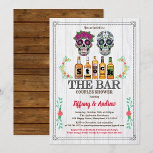 Invitation Stock L'invitation du Bar Les crânes de sucre d'Ha