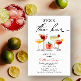 Invitation Stock The Bar Cocktail Fête des mariées Party