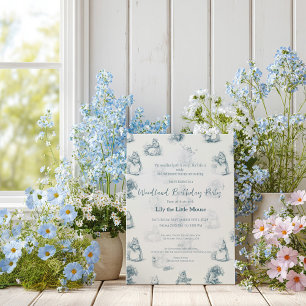 Invitation Storybook Petite souris Anniversaire