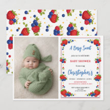 Strawberry Blueberry Berry Sweet Baby Shower