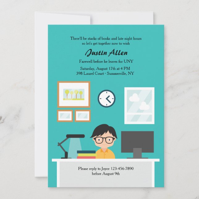 Invitation Studieuse (Devant)