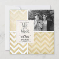 Style d'affiche de cirque - Ombre Chevron Stripe Z