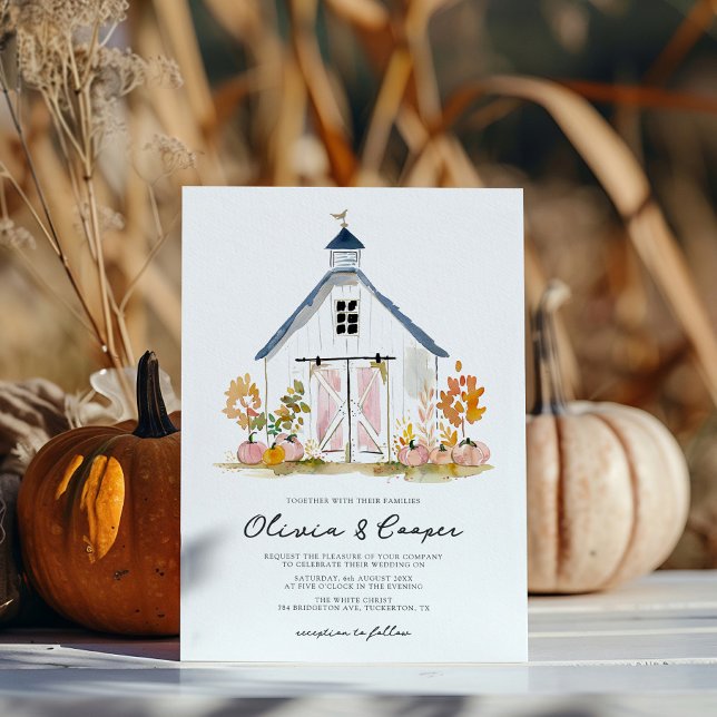 Invitation Style de grange Rustique Mariage de ferme (Créateur téléchargé)