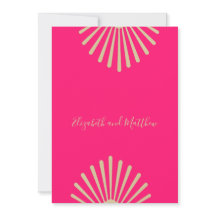 Style indien Pink Gold Chic Mariage Décontracté In