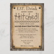 Style occidental Mangez, buvez et soyez Mariage