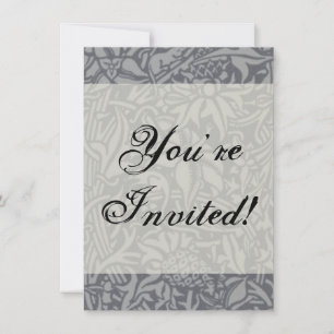 Invitation Style Scottish Thistle Knot William Morris