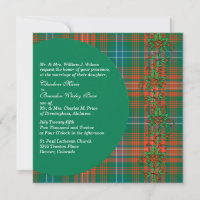Style Wilson Orange & Green Plaid Mariage