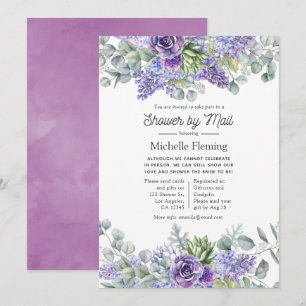Invitation Succulents d'eucalyptus tropical par la poste
