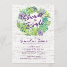 Succulents et Fête des mariées de couronne de boul