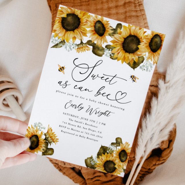 Invitation Sucré comme peut être Baby shower (Créateur téléchargé)