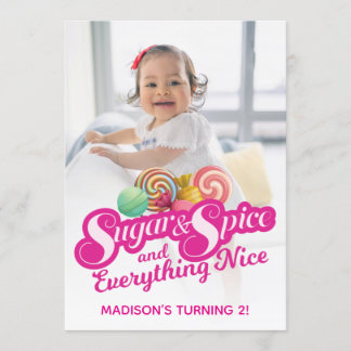 Invitation Sucre et Épices